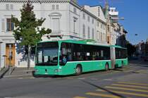Mercedes Citaro 705 auf der Linie 34 kurz vor der Haltestelle Wettsteinplatz. Die Aufnahme stammt vom 27.09.2014.