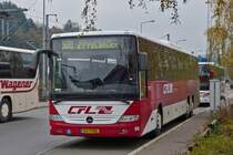 . NJ 7786,  Mercedes Benz Integro der CFL aufgenommen am Bahnhof in Ettelbr�ck.  06.11.2014