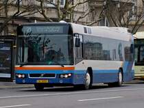 . SL 3152  Volvo 7700 in den Stra�en der Stadt Luxemburg unterwegs. 22.01.2014