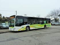 Ein ganz neuer Citaro C2 bei TIS eingetroffen. Bahnhof Sélestat am 13/11/2014....
