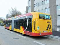 Soléa Mulhouse : Der Crealis Neo Nr 662 von hinten abgelichtet.