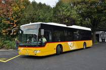 Mercedes Citaro auf der Linie 101 nach Beatenberg wartet beim provisorischen Busplatz beim Bahnhof Interlaken West. Die Aufnahme stammt vom 07.10.2014.