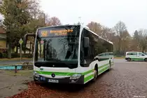 Ein Citaro C2Ü der VG-Belzig in Ziesar am Bahnhof. 12.11.2014