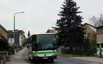 Ein Mercedes-Benz Integro II in Bad Belzig an der Lübnitzer-Straße. 04.11.2014