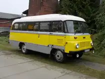 ROBUR im Eisenbahn-und Technikmuseum Schwerin am 03.Oktober 2014.