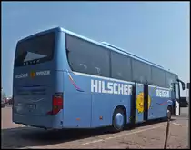 Setra 415 GT-HD von Hilscher-Reisen aus Deutschland im Stadthafen Sassnitz am 27.07.2013