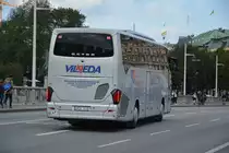 Setra S 515 HD am 16.09.2014 Slottskyrkan Stockholm. Kennzeichen: Littauen - GRV-515.