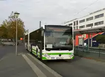 Der PM-E 264, MB O 530 C2 GÜ Bj.2014 der VGB auf dem Straßenbahnersatzverkehr Platz d. Einheit zur E.-Claudius-Str. hier am HBF, 21.10.14