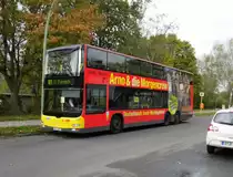 Man Lions City DD - BVG Wagen 3427 auf Linie 101 an der Endhaltestelle Zehlendorf-Sachtlebenstr. am 21.10.14