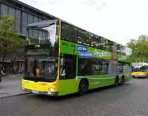 Man Lions City DD - BVG Wagen 3388 auf Linie X10 nach Teltow am Bahnhof Zoo, 21.10.14