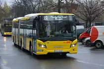 Scania Citywide der BVG mit dem Kennzeichen B-V 4432 auf der Linie X9 am Bahnhof Zoo. Aufgenommen am 19.11.2014.
