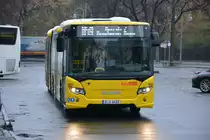 Scania Citywide der BVG mit dem Kennzeichen B-V 4433 auf der Linie M49 am Bahnhof Zoo. Aufgenommen am 19.11.2014.