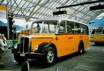 Dozza, K�snacht 6/ZH 142'445 Saurer/Krapf (ex Mezger, Altdorf/SH) am 24. Mai 2008 Chur, Postautostation (Einweihung Bahnhof Chur)