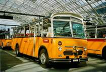 Stebler, Basel BS 1815 Saurer/FHS (ex P 24'143) am 24. Mai 2008 Chur, Postautostation (Einweihung Bahnhof Chur)