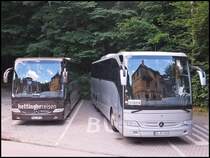 Mercedes Tourismo von Hettinger Reisen aus Deutschland und Mercedes Tourismo von Bokelmann aus Deutschland in Göhren am 30.07.2013