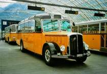 Castrischer, Trimmis GR 59'391 Saurer/Gangloff (ex P 23'126) am 24. Mai 2008 Chur, Postautostation (Einweihung Bahnhof Chur)