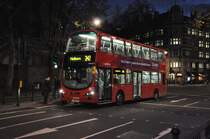 Arriva, London. VDL/Wright Pulsar Gemini (Nr.DW217) in Vernon Place. (14.11.2014)