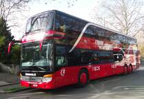 Setra 431 DT, Marti / Thomas Voyages (véhicule officiel Lausanne HC), Berne 24.11.2014