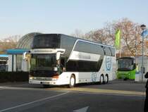 Ein Setra S 431 DT von BerlinLinienBus (Fa.BEX) am Berliner ZOB, 23.11.14