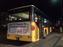 Mercedes Citaro BL 170'214 (2001) von Postauto Regie Laufen am 25.11.14 in Nunningen bei der Garage. Dieser Wagen hat mittlerweile 820'000 Km auf dem Tacho, gegenüber 800'000 vor genau 5 Monaten...