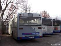 Dieser Mercedes Benz O405N2 von Havelbus, ist einer der letzten im Fuhrpark des Potsdamer Unternehmens. Am 09.12.2013 auf dem HVG-Betriebshof in Potsdam aufgenommen. 