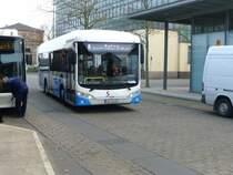 Ein TCV Sileo des Herstellers Bozankaya aus Salzgitter absolvierte vom 24.11.14 Testfahrten im Linienbetrieb auf der Linie A in Nordhausen.