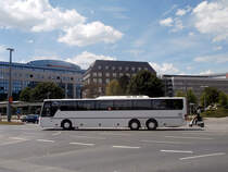 Der neulackiert Neoplan der RVE in Chemnitz (27.6.2014)