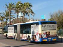 19.11.2014,MB-Citaro an der Platja de Palma auf Mallorca.
