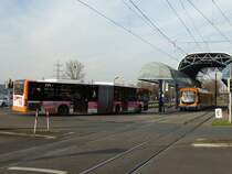 RNV Mercedes Benz C1 Facelfit 8181 am 22.11.14 in Heidelberg Rohrbach Süd von hinten 