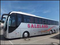 MAN Lion's Coach von Haubold Reisen aus Deutschland im Stadthafen Sassnitz am 05.08.2013