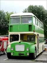 Oldtimer Doppelstockbus LODEKKA fotografiert am 07.06.08 in Ettelbrck.