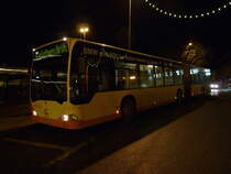 Mercedes Citaro G Nr. 31 (2001) vom BSU am 1.12.14 beim Bahnhof Herzogenbuchsee. An diesem Tag waren die beiden Gelenker 30 und 31 aus 2001 beide auf der Linie 5. Nr. 32 sahen wir nicht. 