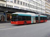 VB Biel - Trolleybus Nr.57 unterwegs auf der Linie 1 in Biel am 30.11.2014