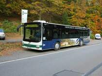 Ein MAN Lions City Ü der OVPS am Bad Schandauer Betriebshof, 29.10.14