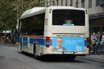 WAP 389 (Volvo 8500 CNG) in der Innenstadt von Västerås. Aufgenommen am 17.09.2014.
