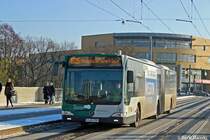 Wagen 978 (MB Citaro Facelift G) der ViP in Potsdam, Lange Brücke.