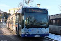 24.01.2014 am Potsdamer Hauptbahnhof steht dieser Mercedes-Benz Citaro G I.