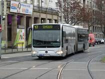VBK Mercedes Benz Citaro C1 Facelift G am 04.12.14 in Karlsruhe 