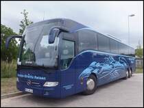 Mercedes Tourismo von Becker-Strelitz aus Deutschland in Bergen am 08.08.2013