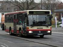 Mercedes Benz O405 am 04.12.14 in Karlsruhe