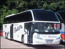 Neoplan Cityliner vom Reisebüro Beelitz aus Deutschland im Stadthafen Sassnitz am 09.08.2013
