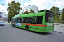 BHW 006 unterwegs in Eskilstuna Innenstadt am 17.09.2014. Aufgenommen wurde ein Volvo 7700 CNG.
