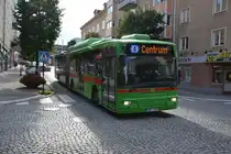 XWF 936 unterwegs in Eskilstuna Innenstadt am 17.09.2014. Aufgenommen wurde ein Volvo 8500 CNG.
