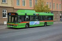 RSJ 715 unterwegs am Bahnhof Eskilstuna am 17.09.2014. Aufgenommen wurde ein Volvo 7700 CNG.
