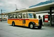 Biegger, Uster 10/GL 1490 Saurer/R&J (ex Sidler, Sempach) am 24. Mai 2008 Chur, Bahnhof (Einweihung Bahnhof Chur)