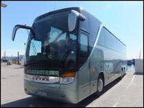 Setra 416 HDH von Riedenberger aus Deutschland im Stadthafen Sassnitz am 10.08.2013