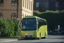 Aus Finnland kommt dieser VOLVO 9700 mit dem Kennzeichen ILN 451. Abgestellt am 18.09.2014 Stockholm.
