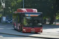 BLS 681 (MAN Lion's City CNG) auf der Linie 44 in Stockholm. Aufgenommen am 18.09.2014.