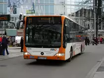 RNV Mercedes Benz Citaro C1 Facelift G 8374 am 12.12.14 in Heidelberg