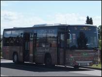 Volvo 8700 der Oppermann Transporte aus Deutschland in Sassnitz am 11.08.2014